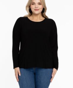 YOEK Shirt long sleeve | Zwart | Maat 54/56