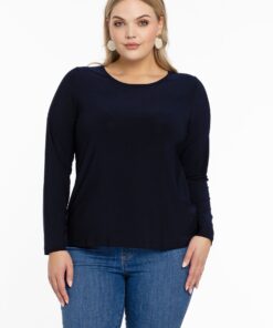 YOEK Shirt long sleeve | Blauw | Maat 58/60