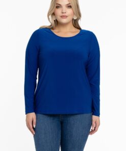 YOEK Shirt long sleeve | Blauw | Maat 54/56