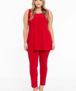 YOEK Pantalon | Rood | Maat 58/60