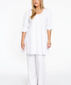 YOEK Pantalon lang | Wit | Maat 46/48