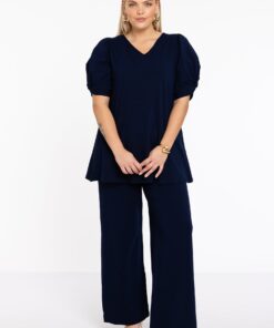 YOEK Pantalon lang | Blauw | Maat 54/56