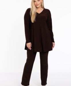 YOEK Tregging | Bruin | Maat 58/60