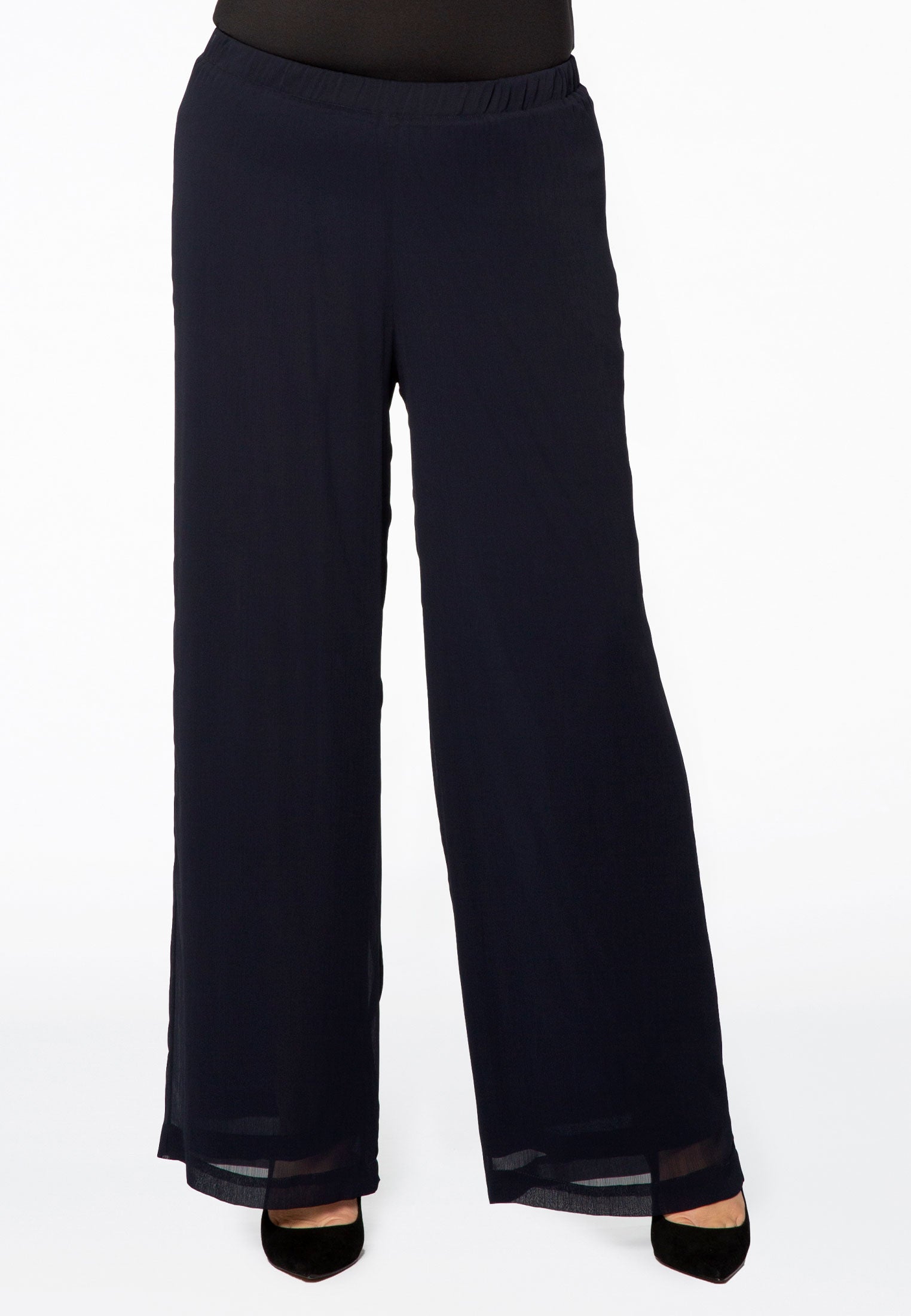 YOEK Broek pantalon | Blauw | Maat 38/40