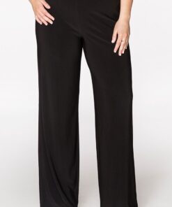 YOEK Wijde broek | Zwart | Maat 54/56