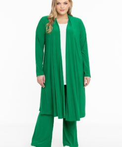 YOEK Broek bootleg | Groen | Maat 54/56