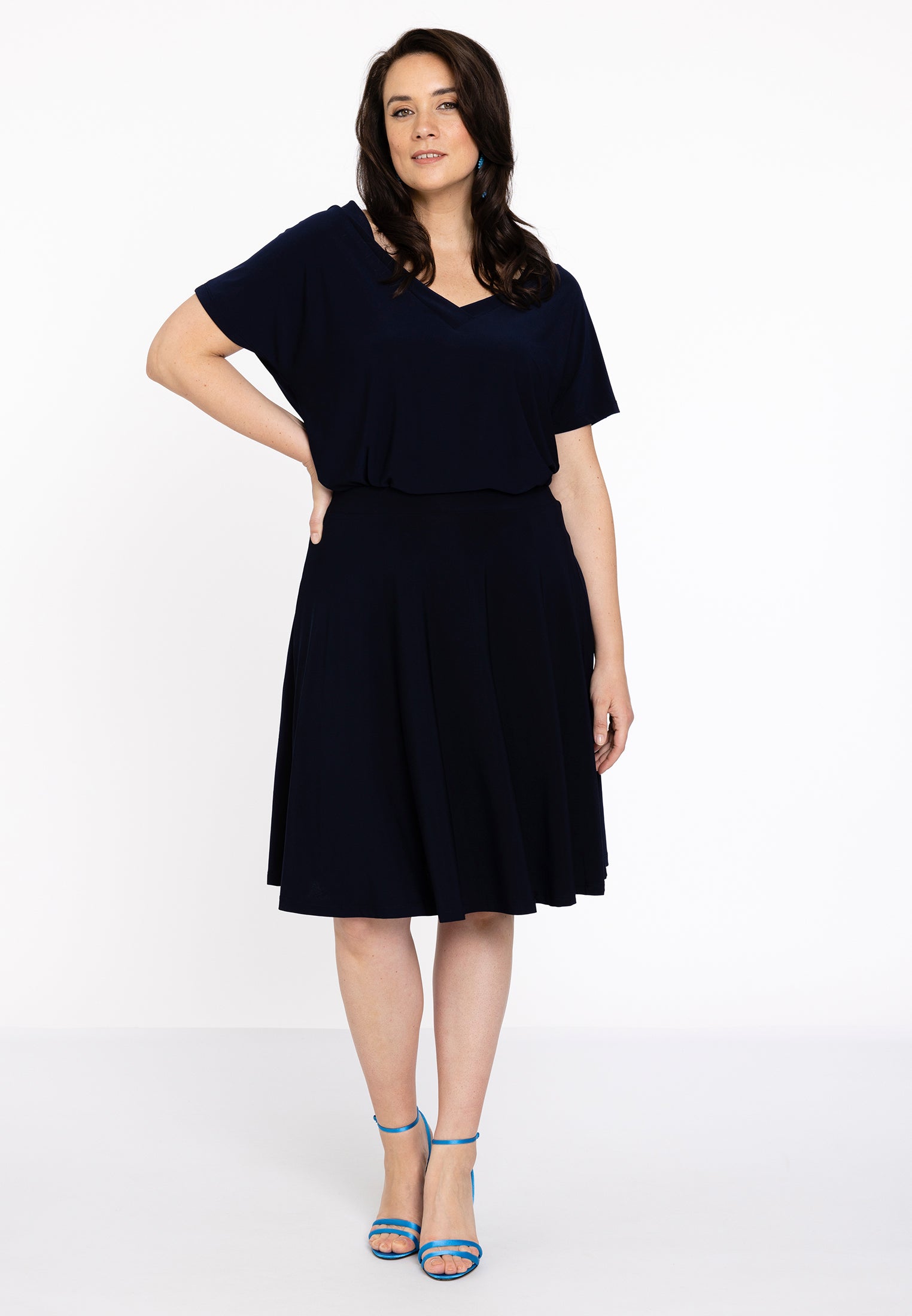 YOEK Rok | Blauw | Maat 42/44