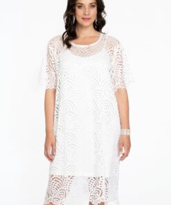 YOEK Jurk Tee | Beige | Maat 38/40