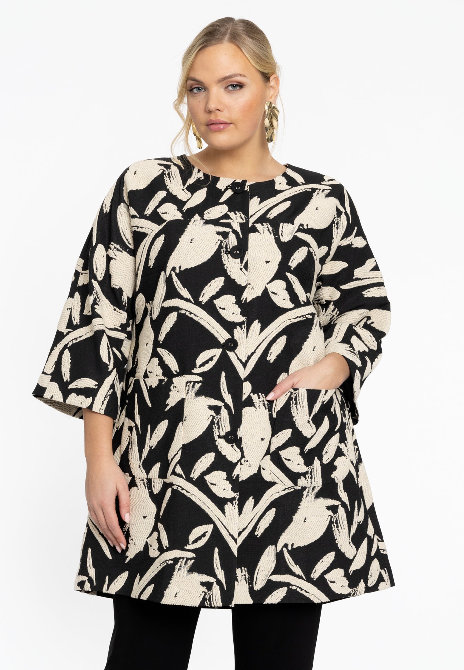 YOEK Jas GISELE | Zwart | Maat 42/44