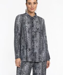YOEK Blouse | Grijs | Maat 54/56