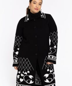 YOEK Vest REGINA | Zwart | Maat 58/60