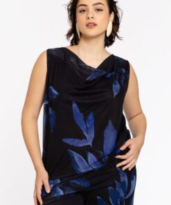YOEK Singlet VALENTINE | Blauw | Maat 42/44
