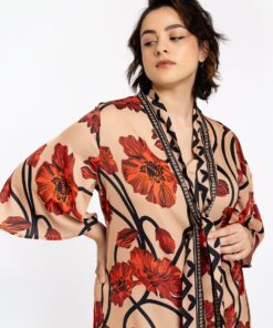 YOEK Jurk PAPAVERO | Rood | Maat 38/40