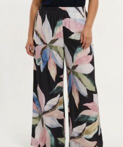 YOEK Pantalon PASTEL | Zwart | Maat 46/48