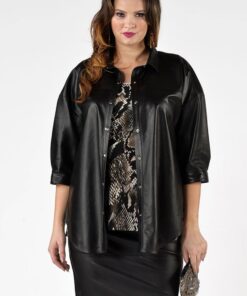 YOEK Wijde blouse | Zwart | Maat M