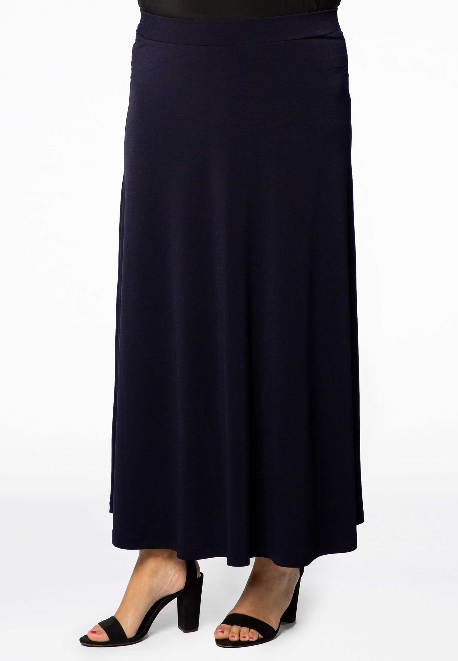 YOEK Rok lang | Blauw | Maat 42/44