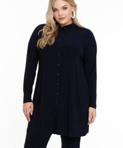 YOEK Blouse | Blauw | Maat 38/40