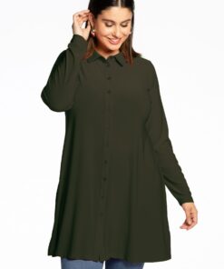 YOEK Blouse | Dark Green | Maat 38/40