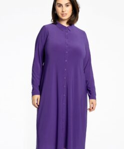 YOEK Blouse midi | Paars | Maat 42/44