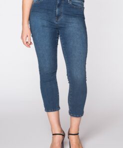 YOEK My denim Skinny ankle length | Blauw | Maat 38