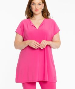 YOEK Shirt wide | Roze | Maat 38/40
