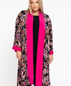 YOEK Kimono | Zwart | Maat 46/48