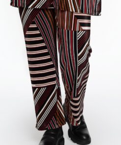 YOEK Tregging STRIPES | Zwart | Maat 46/48