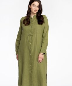 YOEK Blouse lang | Groen | Maat 42/44