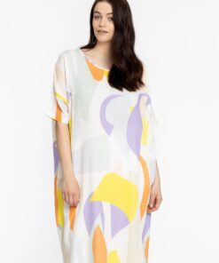 YOEK Jurk wijd | Wit | Maat 42/44