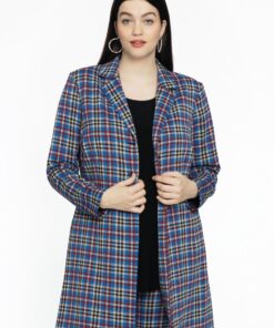 YOEK Blazer HIGHLANDS | Blauw | Maat 42/44