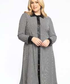 YOEK Blouse-jurk | Zwart | Maat 42/44
