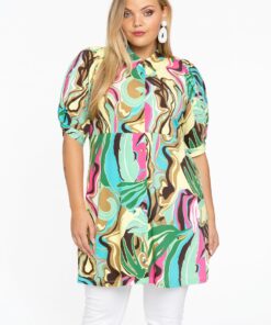 YOEK Blouse | Geel | Maat 38/40