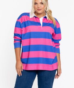 YOEK Sweat POLO | Roze | Maat 38/40