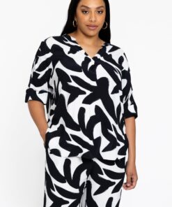 YOEK Tuniek KOONS | Grote maten tuniek | Wit | Maat 42/44