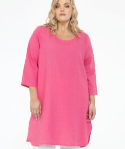 YOEK Tuniek | Grote maten tuniek | Roze | Maat 42/44